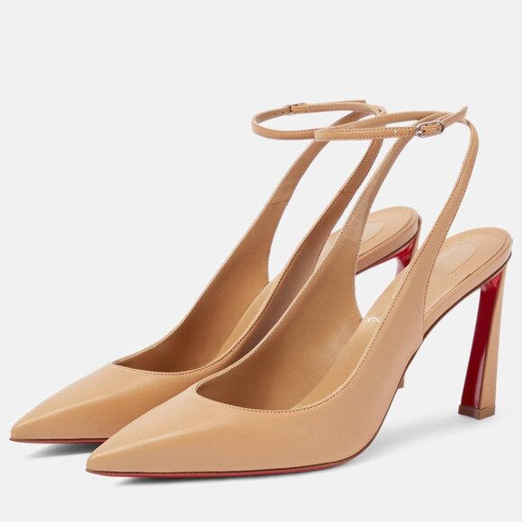 Christian Louboutin Shoes - Christian Louboutin CONDORA STRAP 85  Ankle Strap Pumps Sandals Heels Shoes
